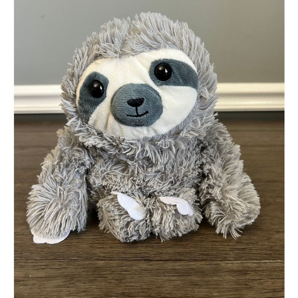 Burton and Burton Grey Sloth Plush Shaggy Stuffed Animal Toy